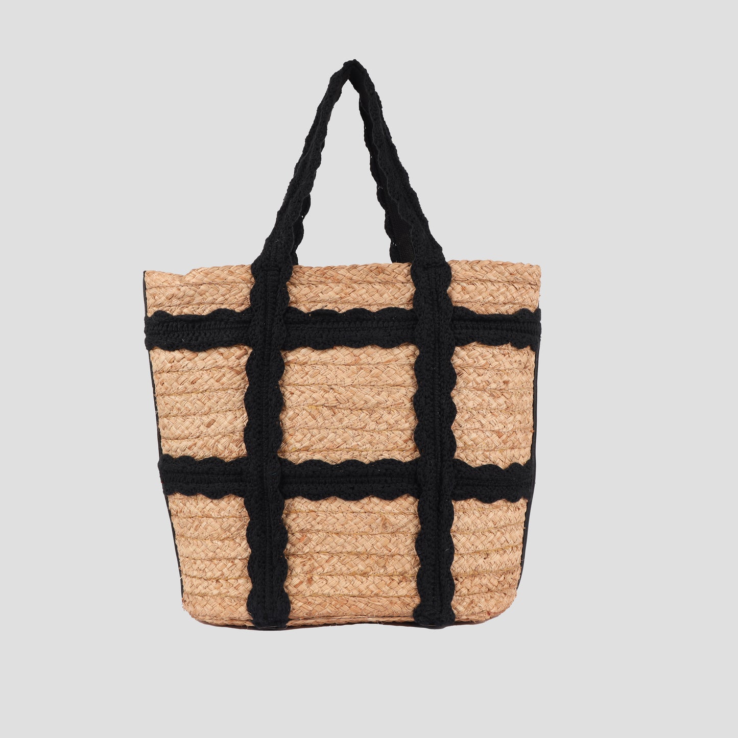 Raffia Straw Medium Tote - House of Rabari